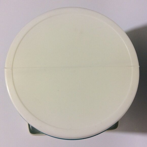 Vintage Thermos Plastic Ice Bucket Teal White Bar Restaurant Man Cave Decor - Picture 10 of 12